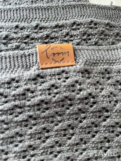 Плед детский вязаный