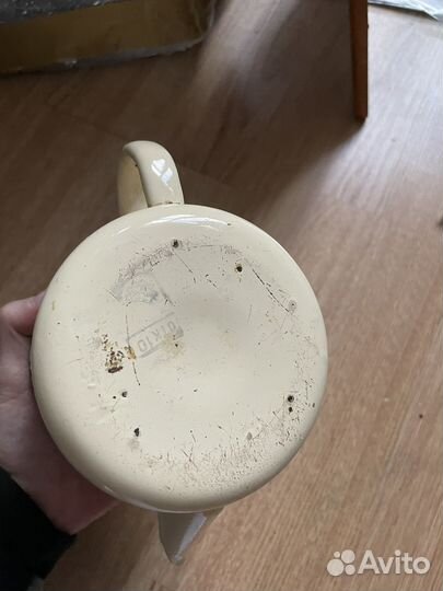 Чайник заварочный СССР эмалированный