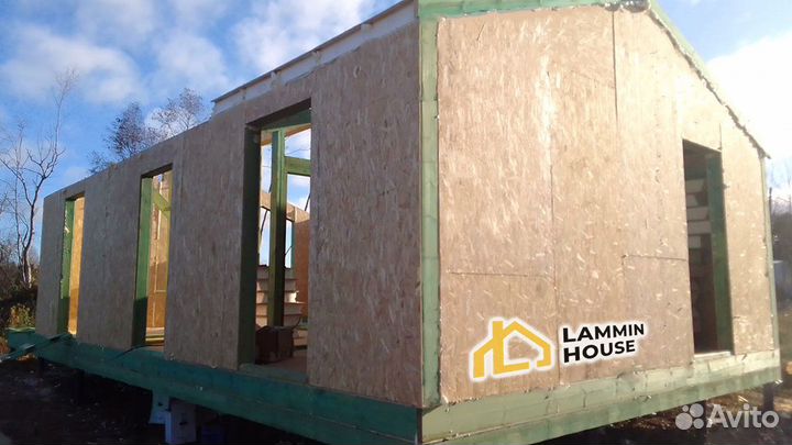 Домокомплект из сип-панелей, без сборки