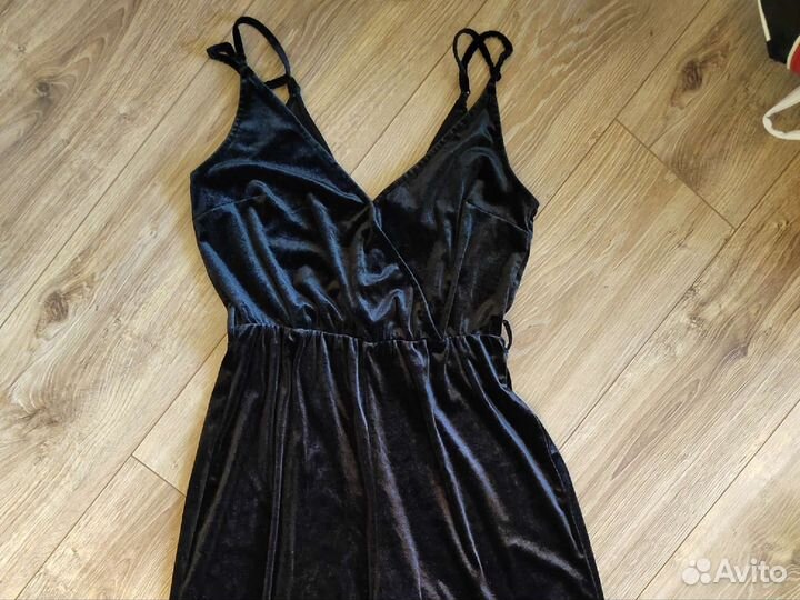 Комбинезон женский вечерний бархатный 42 44