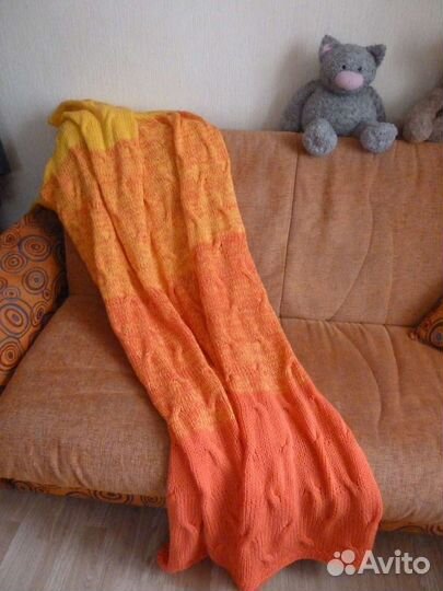 Плед (покрывало) вязаный