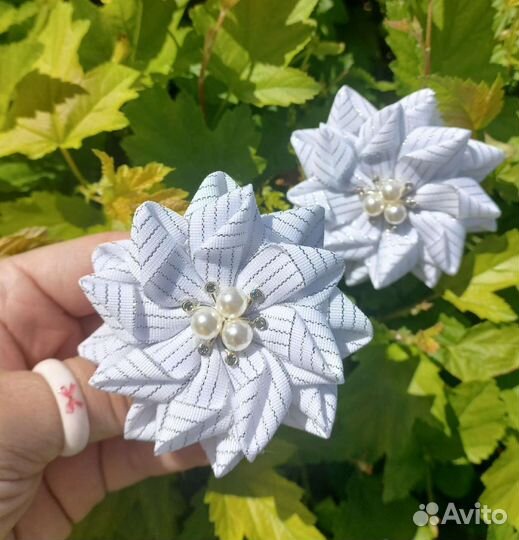 Банты белые