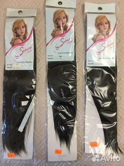 Волосы на заколках