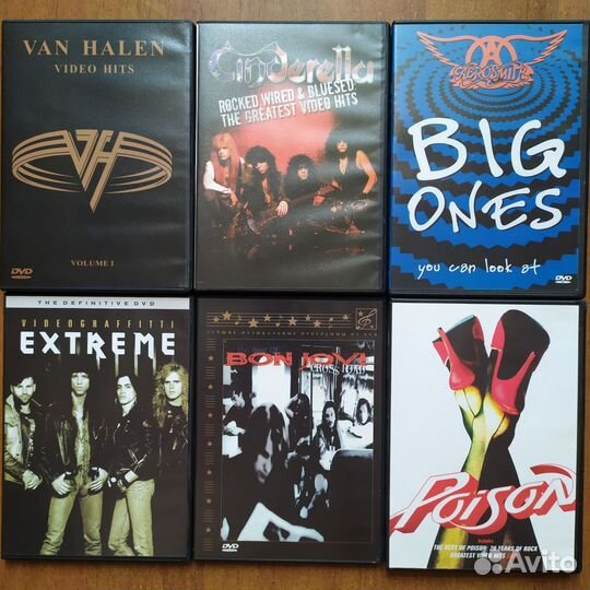 Западная рок музыка и фильмы на DVD