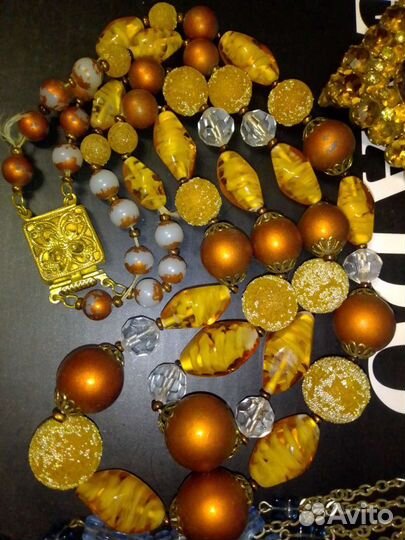 Брошь винтажная чехия