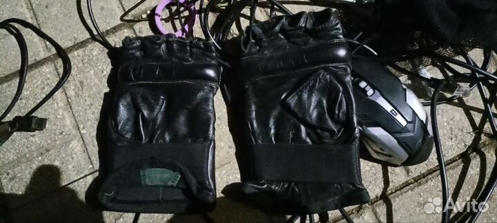 Снарядные перчатки кожаные