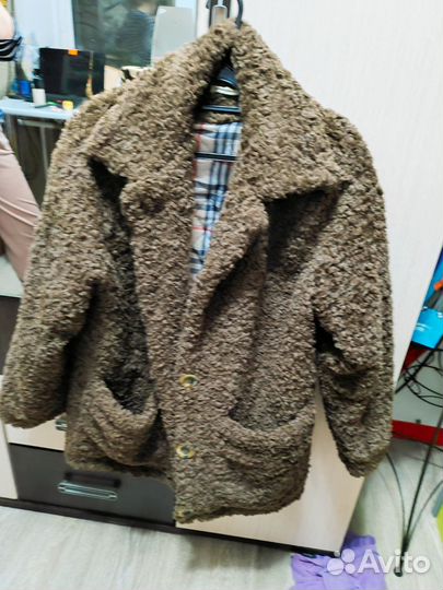 Шуба из эко меха