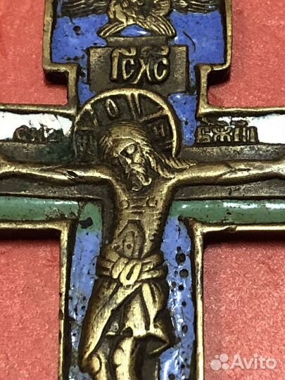 Старинный Поморский Крест. Эмали