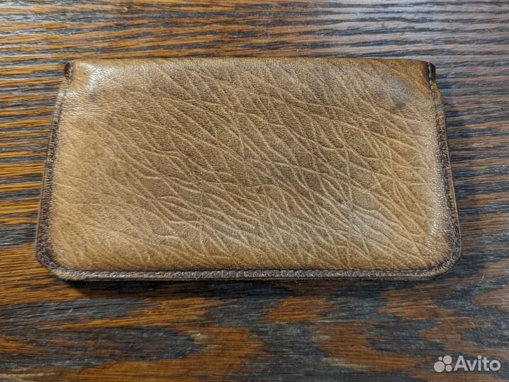 Кошелек кожаный, советский винтаж