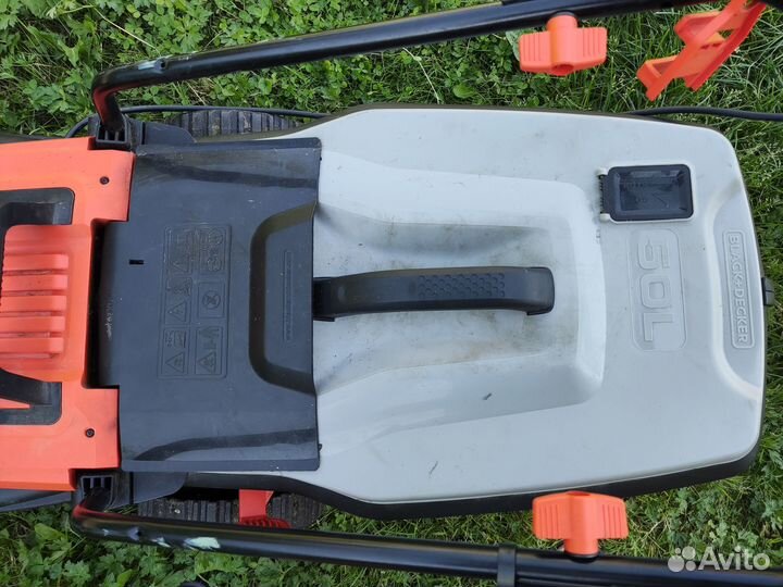 Газонокосилка электрическая Black+Decker (требует