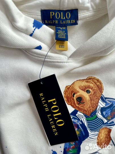 Худи Ralph Lauren Bear оригинал толстовка ральф