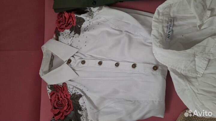 Рубашки, шорты женские пакетом 44,46р