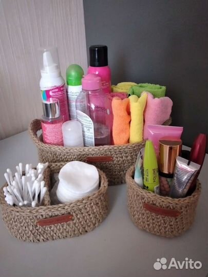 Корзины из джута для хранения