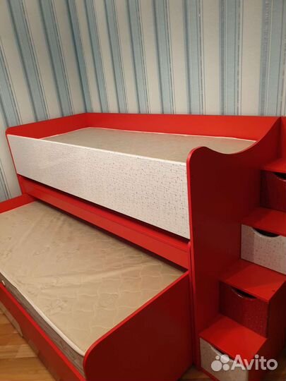 Детская кровать трансформер 3в1 и шкафы купе