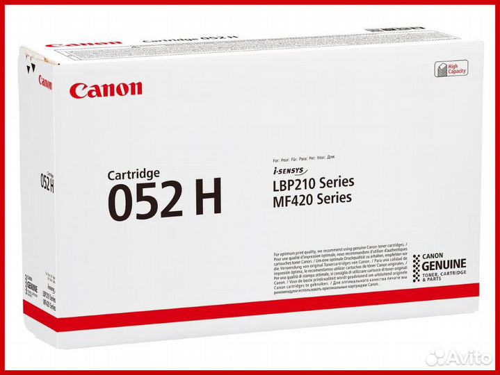 Картридж Canon cartridge 052H № 2200C002 черный