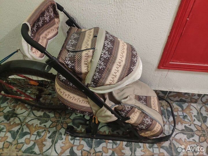 Детские санки коляска