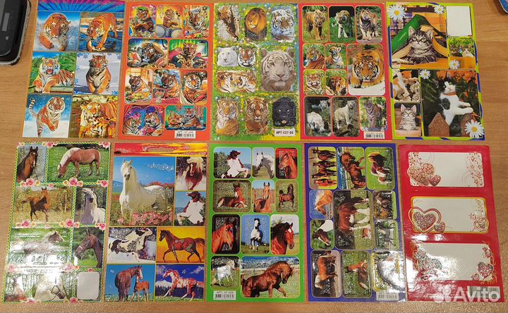 Наклейки с животными