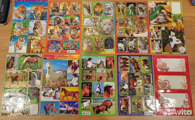 Наклейки с животными