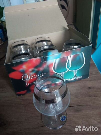 Фужеры богемия