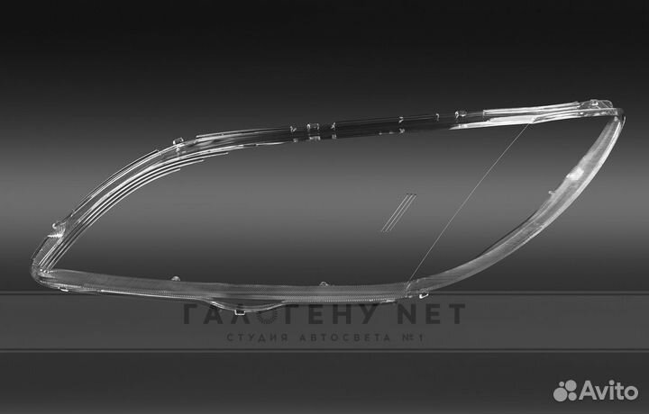 Стекло фары Mazda 3 BK седан 2003-2009 (левое)