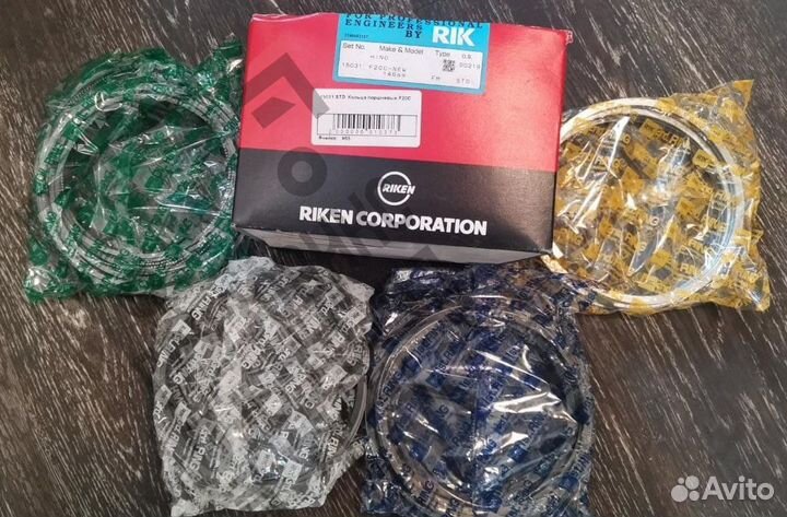 Кольца поршневые F20C, RIK (Япония) 15031STD