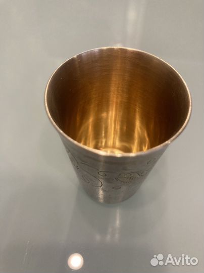 Стопка серебро конец 19 века 8 лот