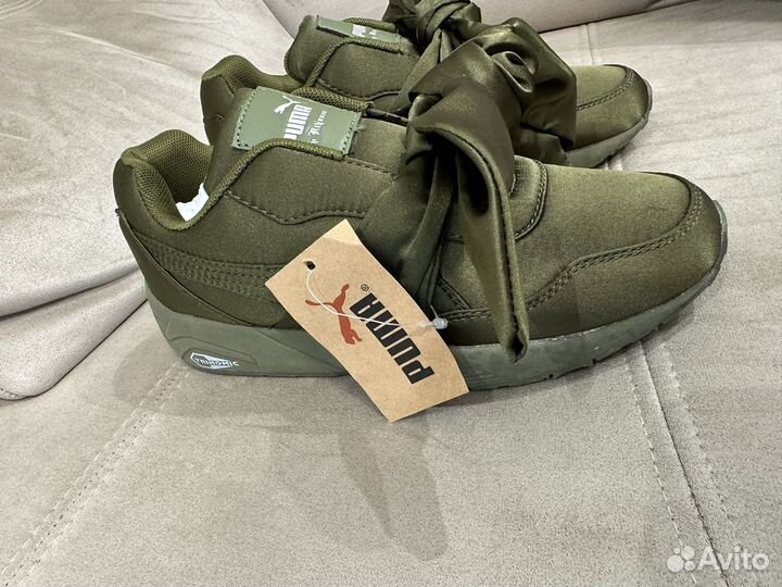 Кроссовки Puma женские 37 цвет хаки Новые