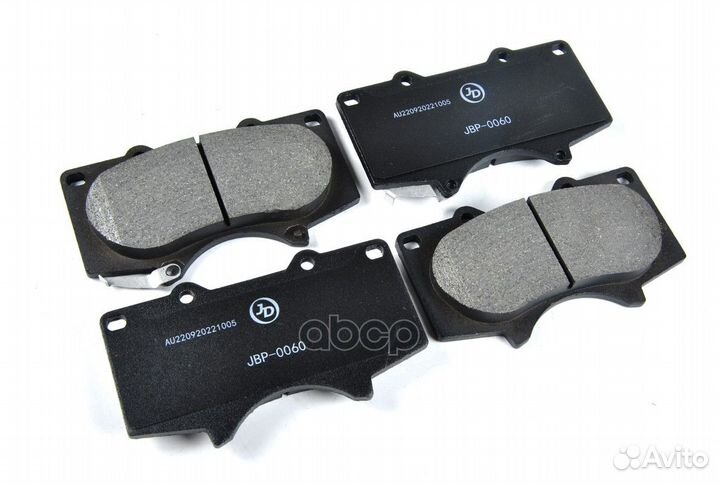 Колодки тормозные, передние D2228MH JBP0060 Jus