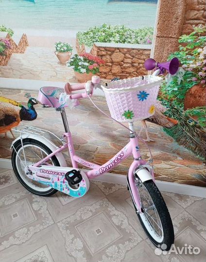 Детский велосипед для девочки 5-8 лет