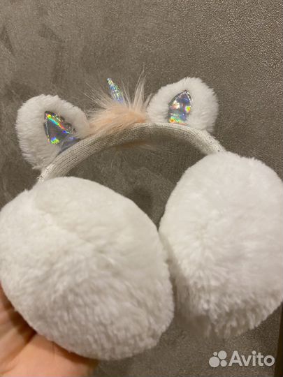 Наушники меховые для девочки