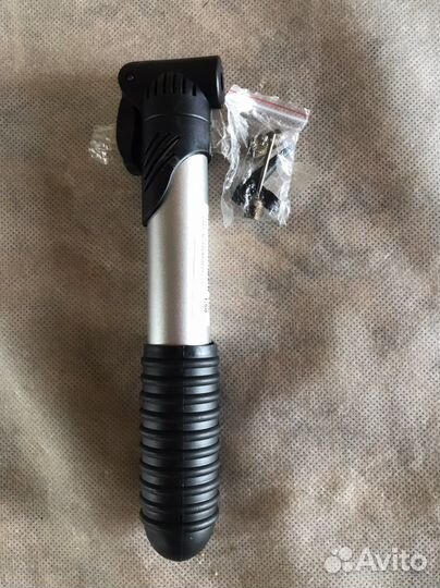 Насос велосипедный, новый, (fin)