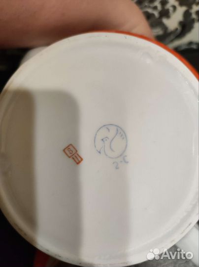 Заварочный (доливной)чайник горох винтаж