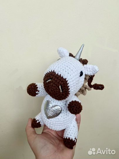 Вязаный единорог. Амигуруми
