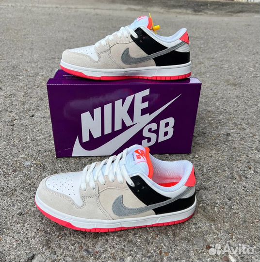 Nike SB Dunk Low Pro Infrared Orange Label ISO