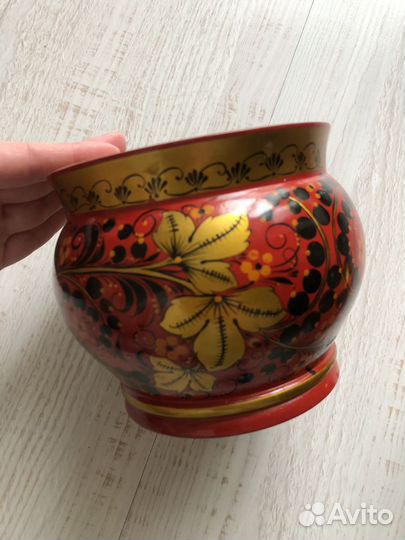 Горшок хохлома