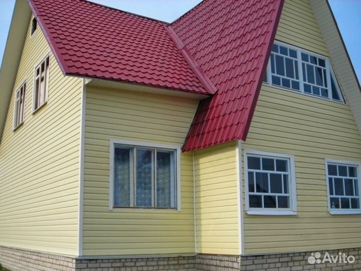 Обшивка сайдингом домов, зданий