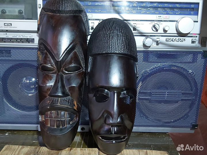 Африканские маски 2шт одним лотом
