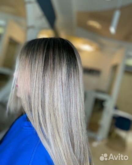 Окрашивание волос модель