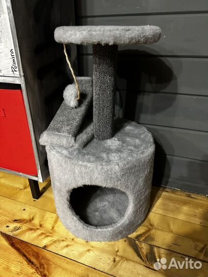 Домик для кошки и когтеточка