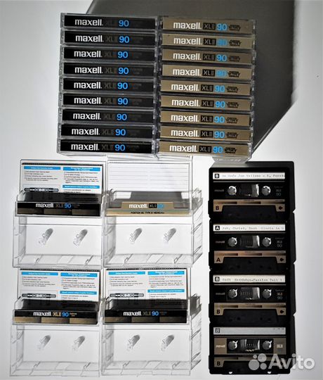 Аудиокассеты Maxell XL II 90 (Cr02)