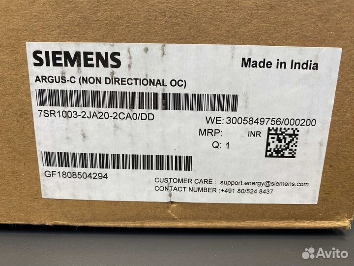 Siemens 7SR1003-2JA20-2CA0 новый, 1 шт