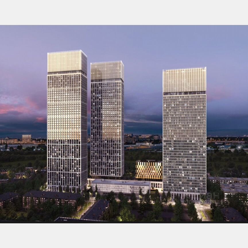 2-к. квартира, 43,1 м², 20/55 эт.