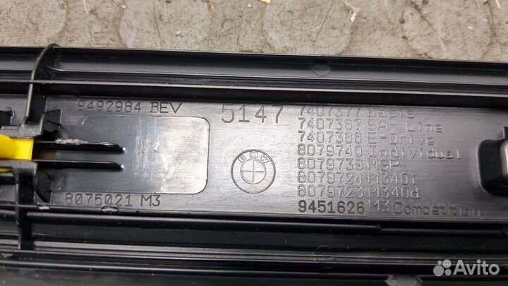 Обшивка салона BMW 3 G20, G21 2018, 2021