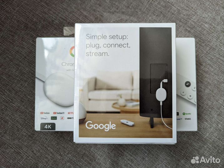 Google Chromecast 4K с Google TV новый