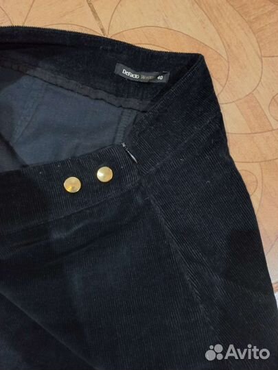 Вельветовая юбка 40 DeFacto