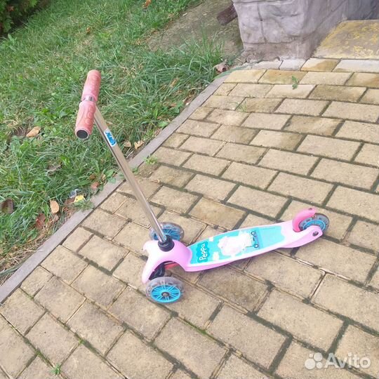 Самокат детский трехколесный бу