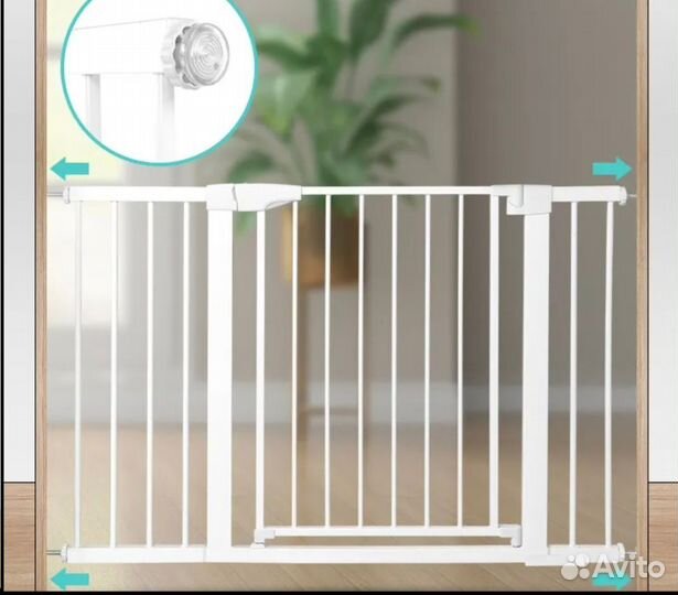 Защитный барьер-калитка для проёмов