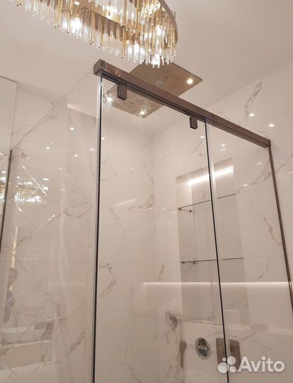 Душевая кабина из стекла