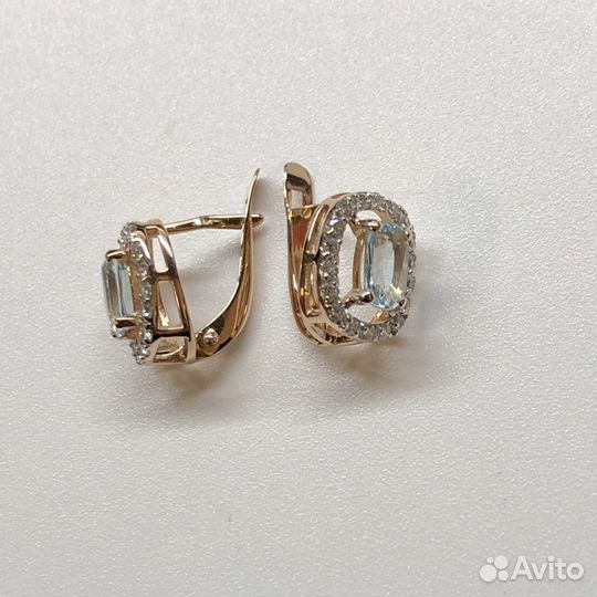 Золотые серьги 585 пробы