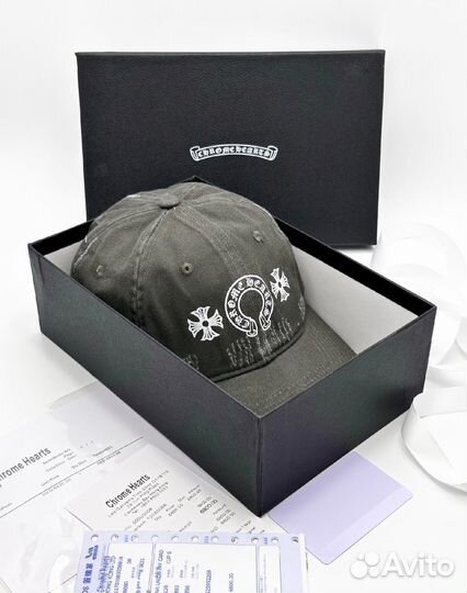 Кепка бейсболка унисекс Chrome Hearts